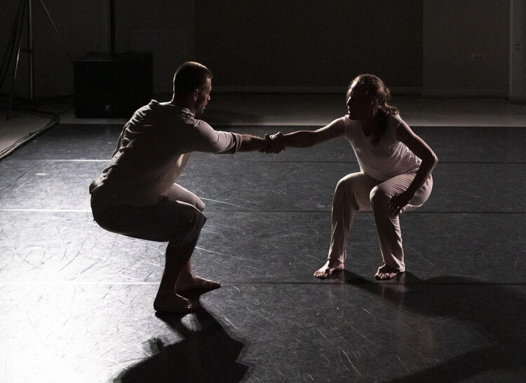 Dominic Santia and Brit Rodemund in Presencia. Photo: Clara Mammana.